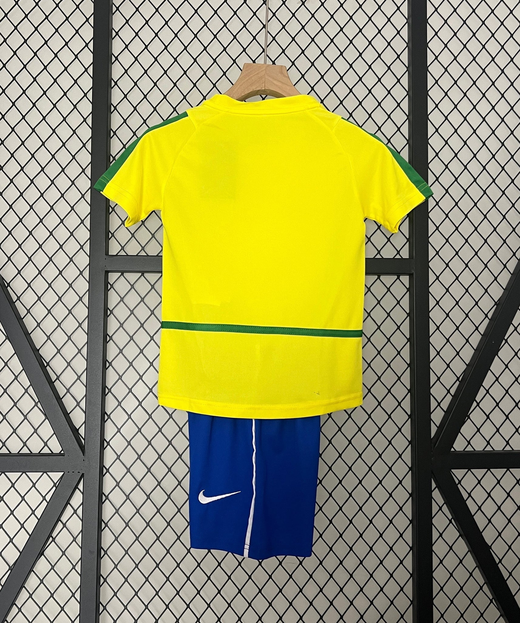 Brazil 2002 Home Jersey Kids