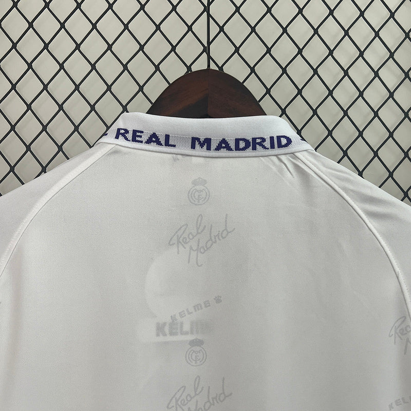 Real Madrid 94-96 Home Retro Long Sleeve