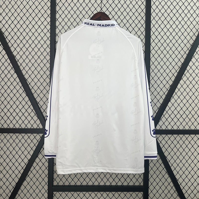 Real Madrid 94-96 Home Retro Long Sleeve