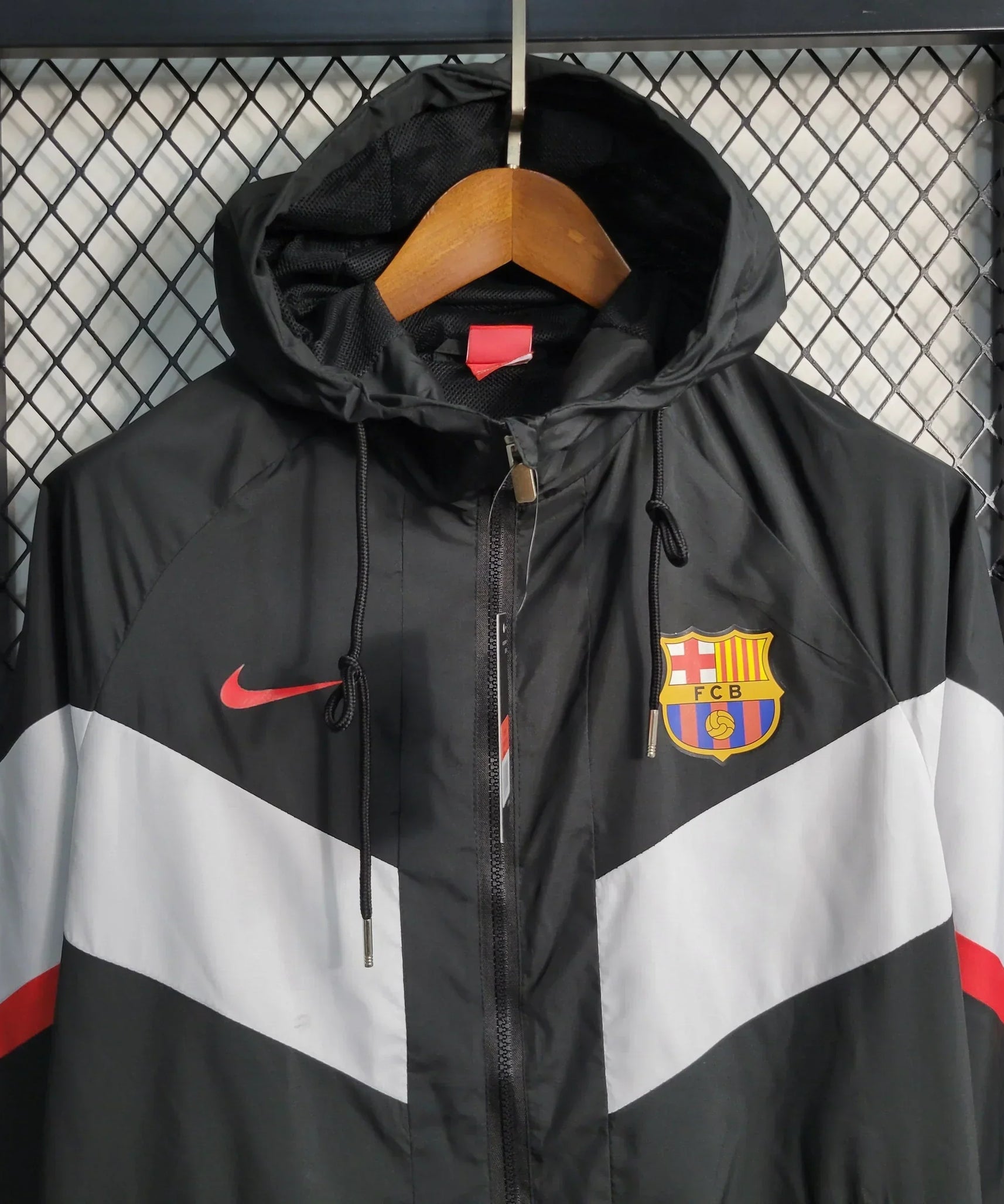 Barcelona Windbreaker Jacket 23/24 - Black