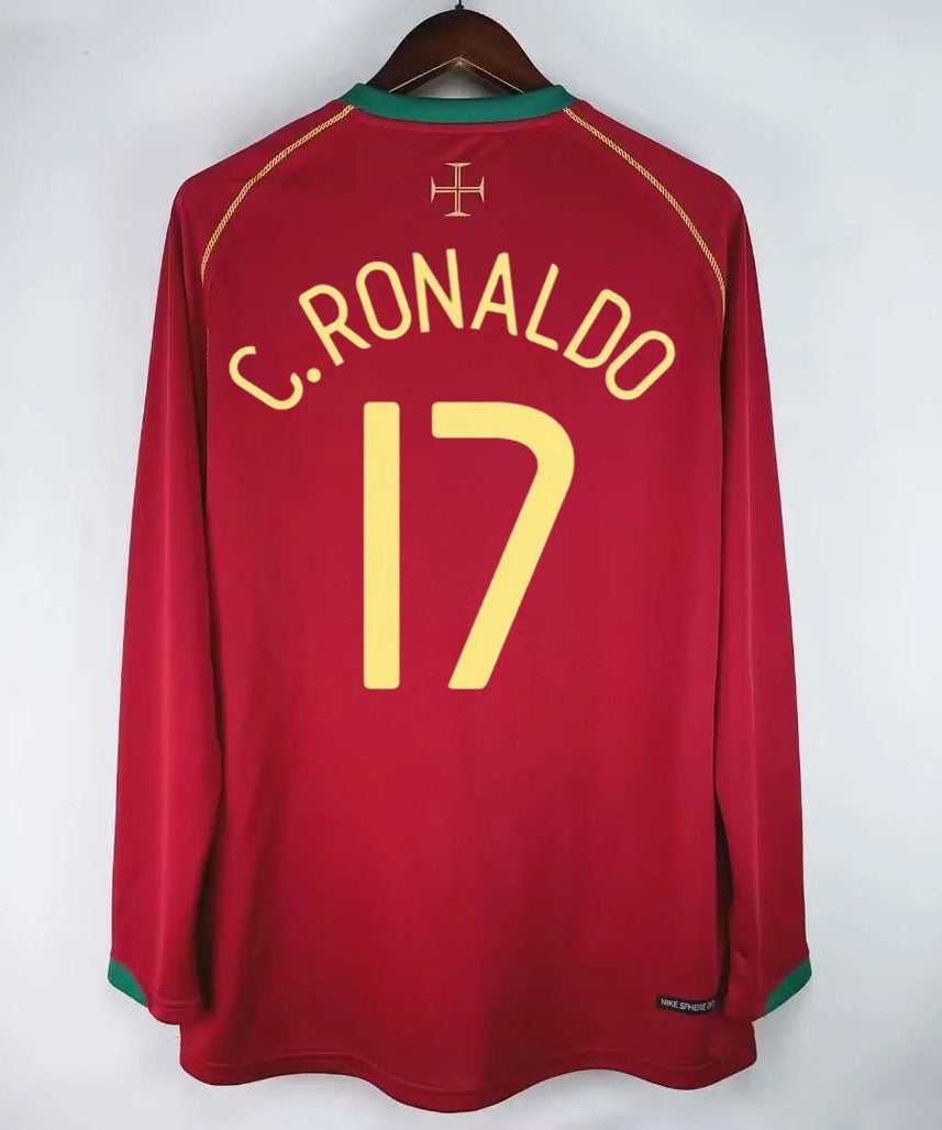 Portugal 2006-20077 Long Sleeve Home Kit
