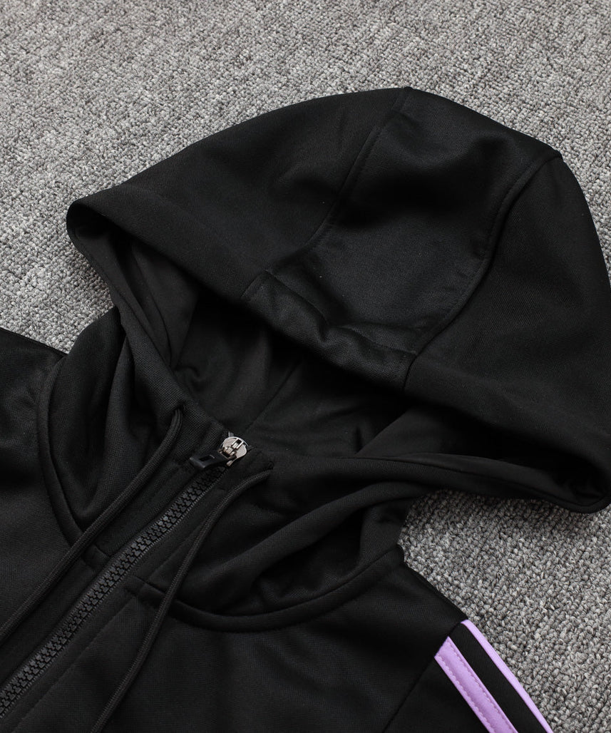 Germany 2024 Black and Pink Tracksuit