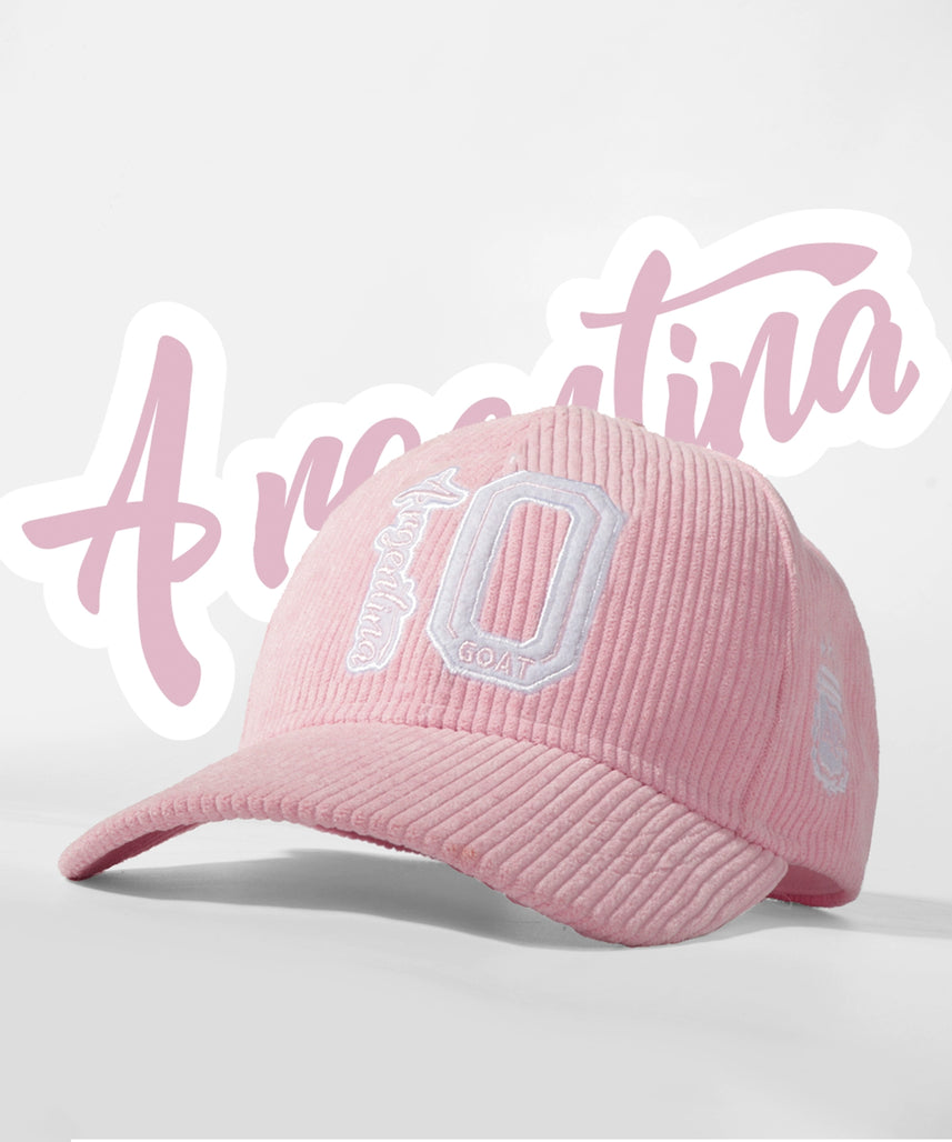 [Official Genuine] Argentina National Team | |Pink baseball cap Messi Golden Ball Award World Cup victory