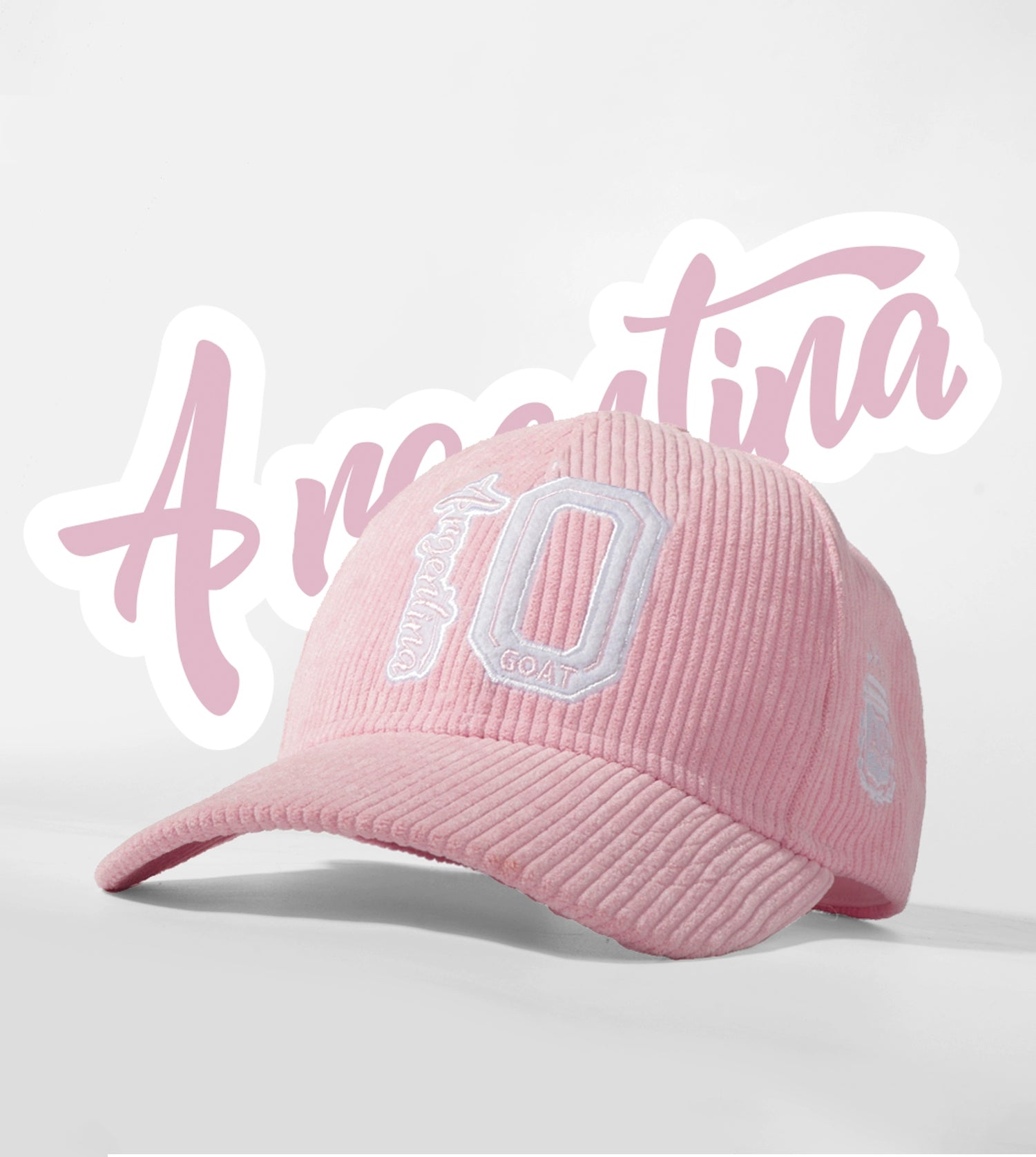 [Official Genuine] Argentina National Team | |Pink baseball cap Messi Golden Ball Award World Cup victory