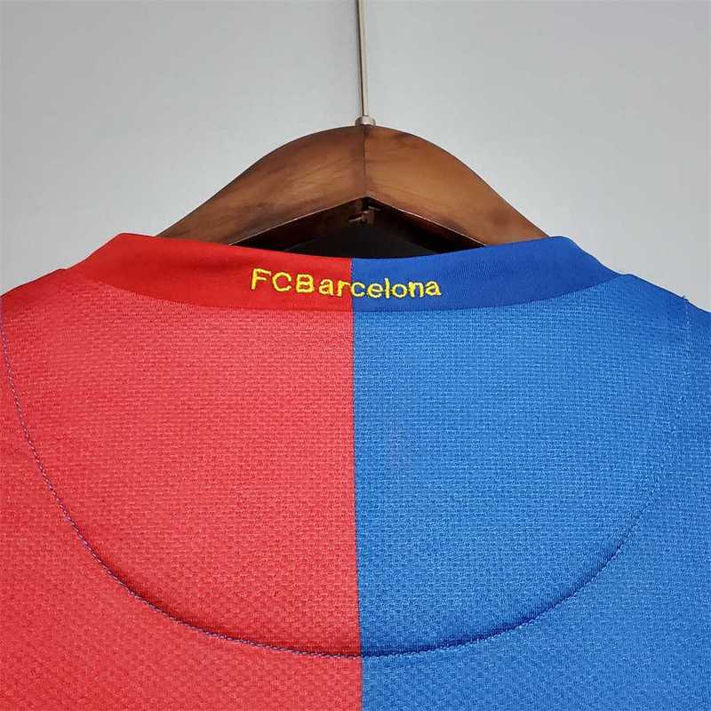Barcelona 06-07 Long Sleeve Home Retro Kit