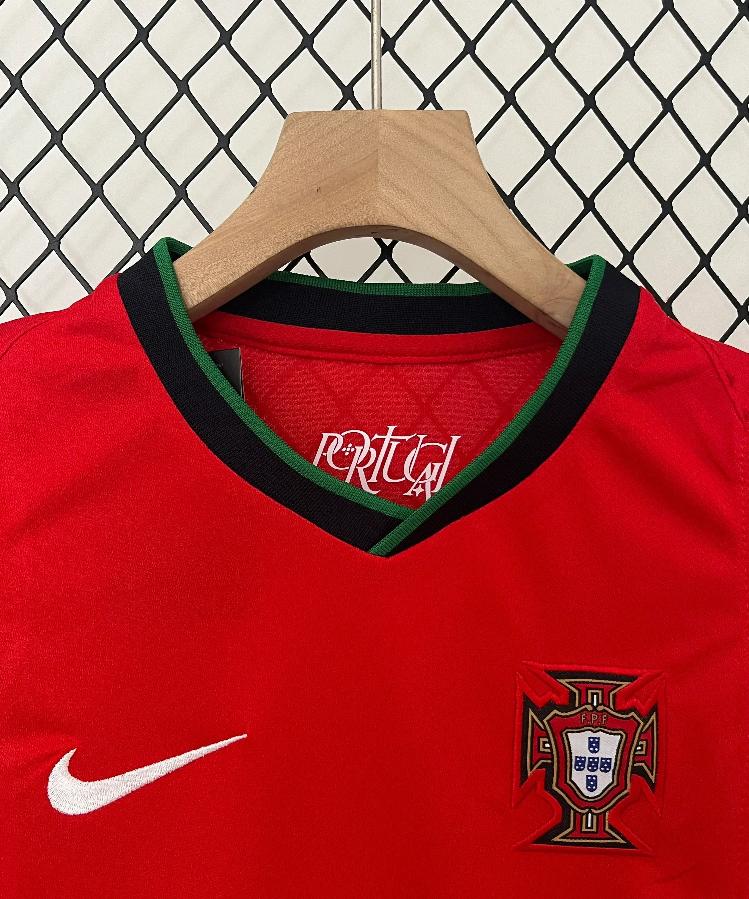 Portugal 2024 Home Jersey Kids