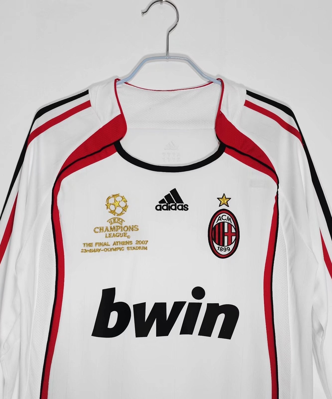 طقم ميلان الاحتياطي بأكمام طويلة 2007-2008