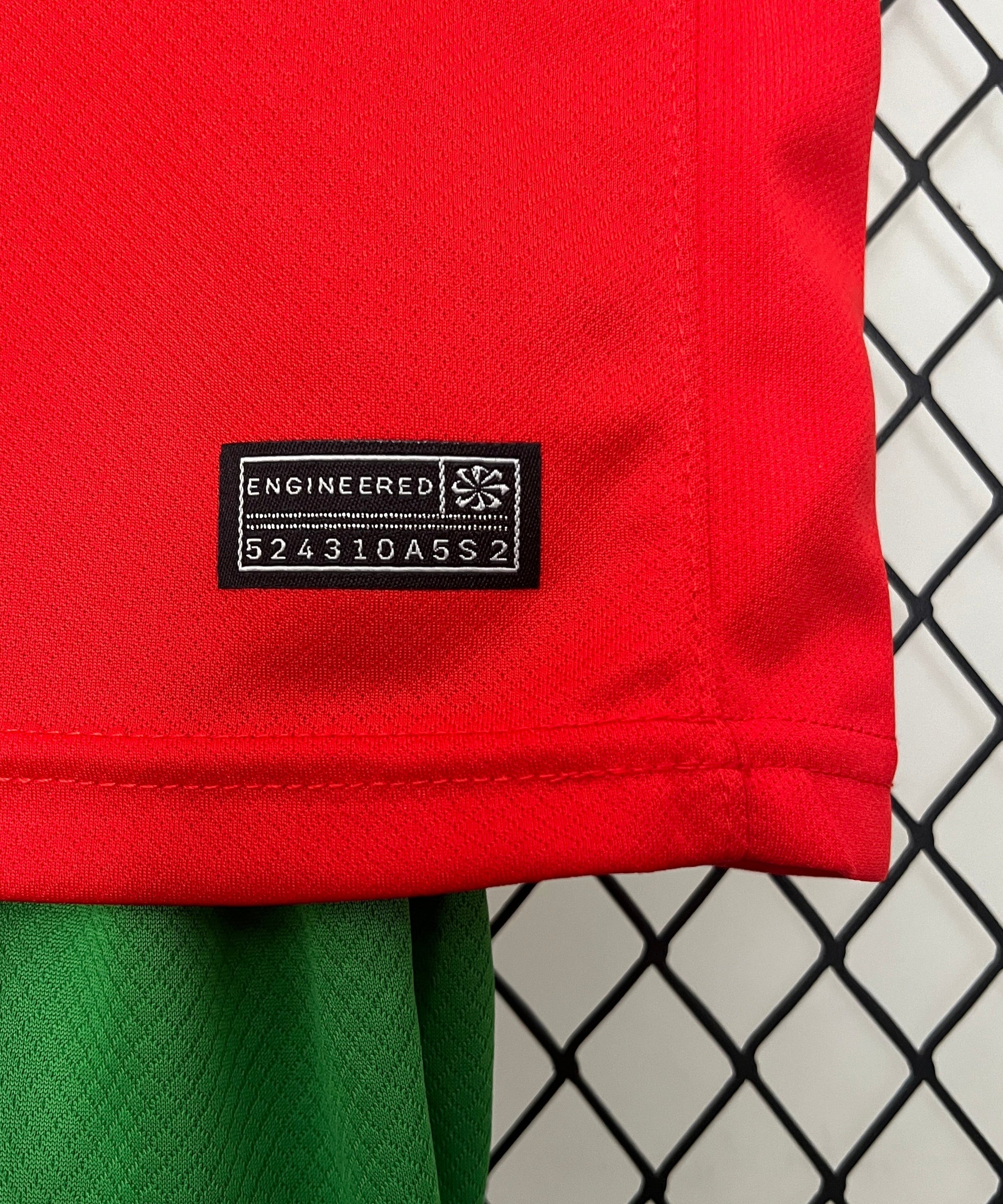Portugal 2024 Home Jersey Kids